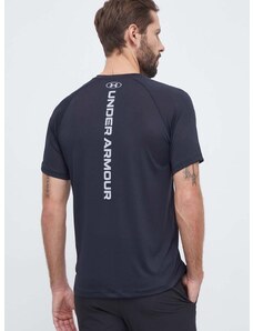 Tréninkové tričko Under Armour Tech černá barva, s potiskem, 1377054