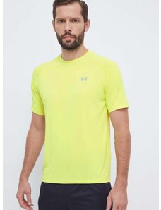 Tréninkové tričko Under Armour Tech zelená barva, s potiskem, 1377054