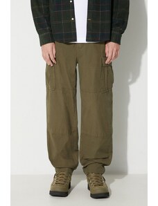 Kalhoty Stan Ray CARGO PANT pánské, zelená barva, ve střihu cargo, AW2310211