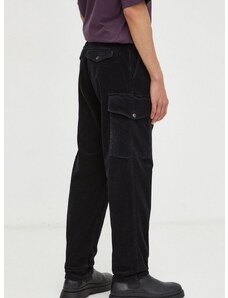 Manšestrové kalhoty Marc O'Polo černá barva