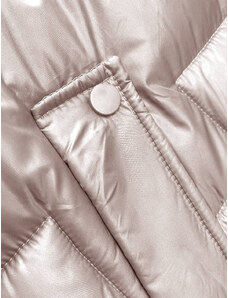 S'WEST Bledě růžová dámská vesta s kapucí (B8171-51)