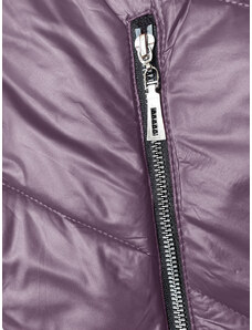 S'WEST Fialová dámská bunda s ozdobnou kapucí (B8215-71)