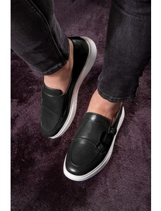 Ducavelli Strap Genuine Leather Men's Casual Shoes, Loafer Shoes, Casual Shoes, Lightweight Shoes