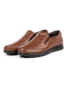 Ducavelli Cushy Genuine Leather Comfort Orthopedic Men's Casual Shoes, Dad Shoes, Orthopedic Shoes.