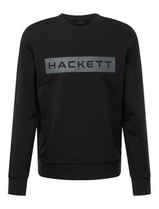 Hackett London Mikina 'ESSENTIAL' tmavě šedá / černá