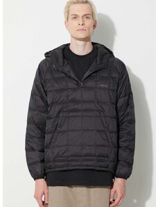 Péřová bunda Gramicci Down Pullover Jacket pánská, černá barva, přechodná, G3FU.J102.TG