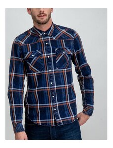 Pánská košile GARCIA mens shirt ls 1050 indigo