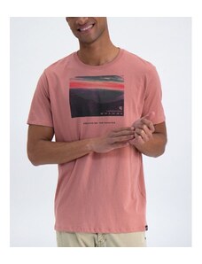 Pánské triko GARCIA mens T-shirt ss 3068 coral reef