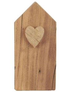 IB LAURSEN Dekorativní dřevěný domeček With Heart