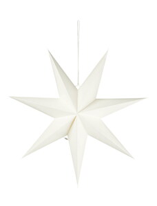 IB LAURSEN Závěsná papírová hvězda White Stillenat Ø 60 cm