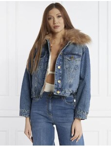 Pinko Oteplená Kurtka jeansowa | Regular Fit