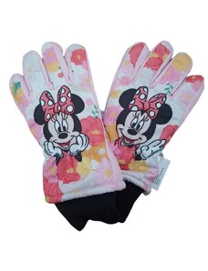 Minnie Mouse zimní rukavice růžové