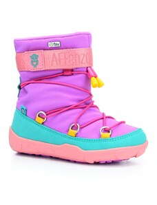 Affenzahn Snow Boot Vegan Purple Owl zimní barefoot boty