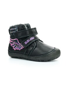 D.D.Step W073-364A černé zimní barefoot boty