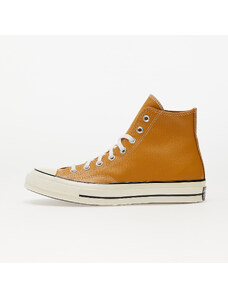 Converse Chuck 70 Leather Golden Tan/ Black/ Egret