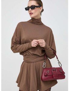 Šaty Pinko hnědá barva, mini, oversize, 102193.A1DE