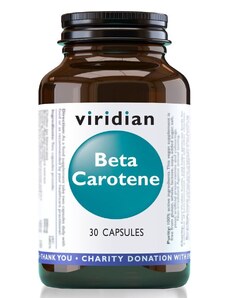 Viridian Beta Carotene 30 cps