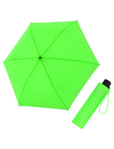 Doppler Havanna Fiber Safety Cross - dámský ultralehký mini deštník zelená