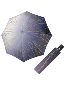 Doppler Magic Carbonsteel GOLDEN - dámský plně automatický deštník modrá