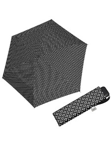 Doppler Mini Slim Carbonsteel MINIMALS - dámský plochý skládací deštník černá