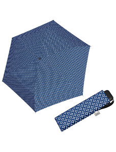 Doppler Mini Slim Carbonsteel MINIMALS - dámský plochý skládací deštník modrá