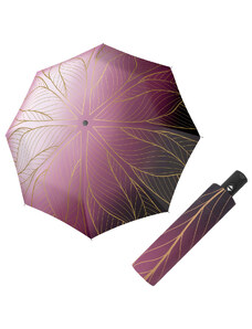 Doppler Magic Carbonsteel GOLDEN - dámský plně automatický deštník vínová