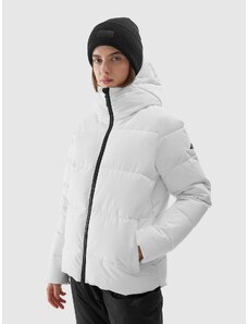 4F Dámská lyžařská péřová bunda membrána 5000 - bílá