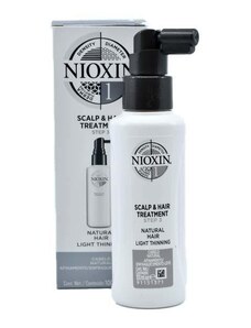 Nioxin System 1 Scalp & Hair Treatment 100 ml Bezoplachová péče pro mírně řídnoucí přírodní vlasy