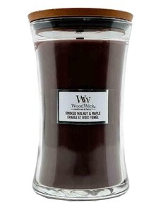 Woodwick Smoked Walnut & Maple Large Hourglass 610 g Vonná svíčka s dřevěným knotem