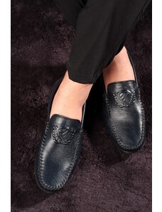 Ducavelli Zwang Genuine Leather Men's Casual Shoes, Loafer Shoes, Light Shoes, Genuine Leather Loafer