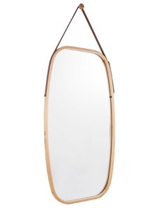 Time for home Bambusové závěsné zrcadlo Idylica 74 x43 cm