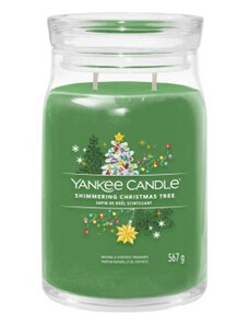 Yankee Candle Shimmering Christmas Tree signature svíčka velká 567 g