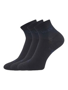 BOBY kotníkové sportovní ponožky z BIO bavlny VoXX černá 35-38