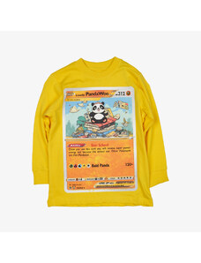 Loowfat Tričko Wide Poke Panda | žluté