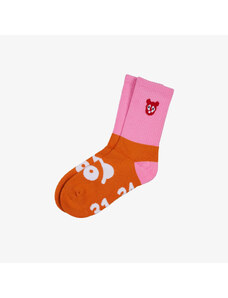 Loowfat Ponožky FIT | Růžovo-oranžová