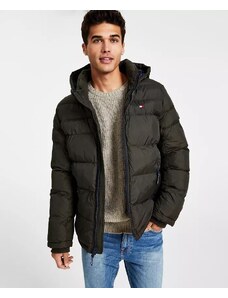 Tommy Hilfiger prošívaná zimní pánská bunda Quilted olivová XL