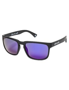 Meatfly sluneční polarizační brýle Gammy Black Matt/Purple | Černá