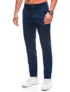 EDOTI Pánské kalhoty chino 1425P - tmavě modré