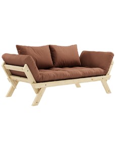 Hnědá dvoumístná rozkládací pohovka Karup Design Bebop 174 cm