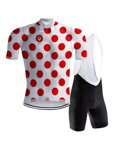 REDTED Retro puntíkovaný cyklistický outfit - REDTED