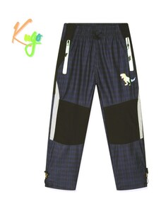 Chlapecké zateplené outdoorové kalhoty - KUGO C7770 šedé