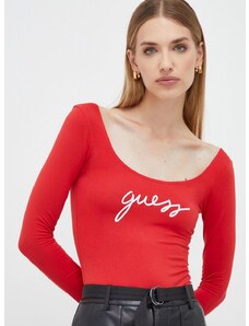 Body Guess CARRIE dámské, červená barva, O3BM03 KBBU1