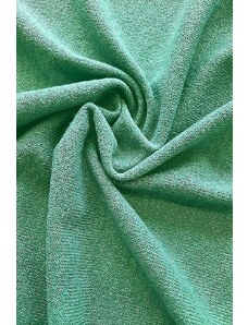 Haillo Fashion Třpytivá svetrovina - zelená, šalvějová