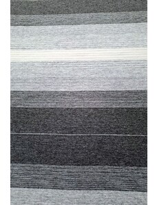 Haillo Fashion Proužek viskóza/elastan, šedá/ecru/lurex, 170