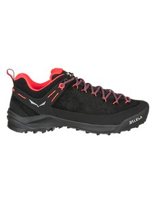 Salewa Wildfire Leather W black/fluo coral dámské nízké trekové boty