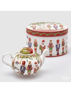 EDG Vánoční čajová konvice Louskáček 1080ml, 14x15 cm