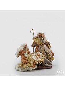 EDG Vánoční dekorace Svatá rodina, 25 cm