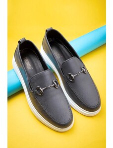 Ducavelli Anchor Genuine Leather Men's Casual Shoes, Loafers, Light Shoes, Summer Shoes.