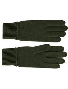 Dámské zelené rukavice - Fiebig vlna a kašmír