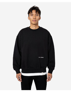 Don Lemme Oversized Mikina Asymetric - black